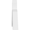 Ekena Millwork Archdale Architectural Grade PVC Gable Bracket, 36"W x 12"H x 2"D x 4"F, 8/12 Pitch GBP036X12X0204ARC00 - alternate 3